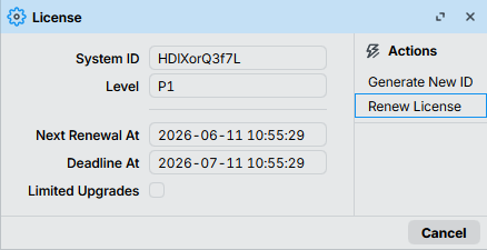 Free to Trial upgrade