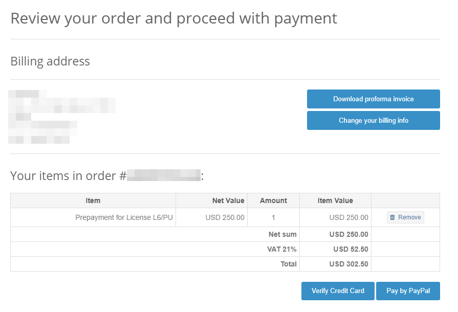 Prepaid Key Purchase Complete